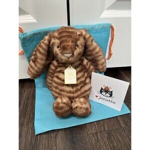 Jellycat Bashful Luxe Bunny Juniper MEDIUM 100%Authentic NWT US SHIP FAST